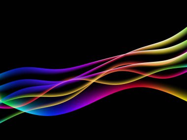 Enerji dalgaları, şeffaflık ve ağ ile EPS10