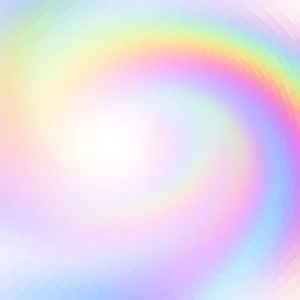 Abstract Holografische Kleuren Samenstelling Met Vierkantjes Optische Illusie Van Onduidelijk — Stockvector