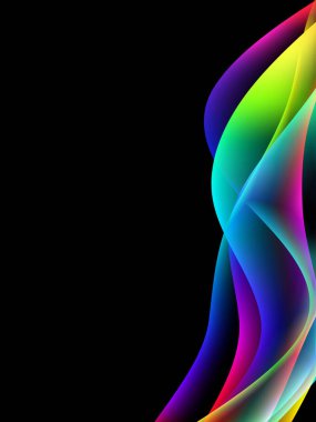 Vektör dalgalar. Eps10 şeffaf ve kafes. Eğri çizgiler ile soyut kompozisyon. Bulanık hatlarında relax Temalar arka plan. Arka plan kopya alanı ile. Metin için yer. Kenarlık çizgileri