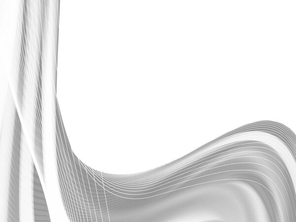 Vector wavy and curve line. EPS10 with transparency. Abstract composition with blurred lines.