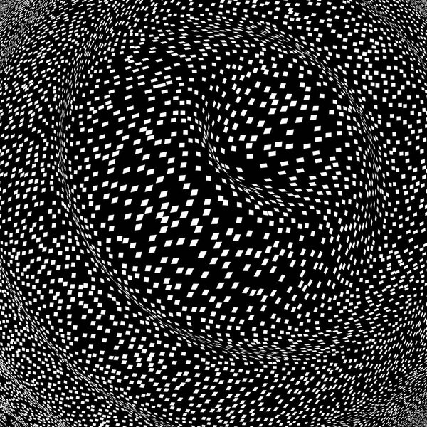 abstract background, optical illusion of gradient effect. Stipple effect. Composition of rhythmic mosaic tiles. Decorative background.