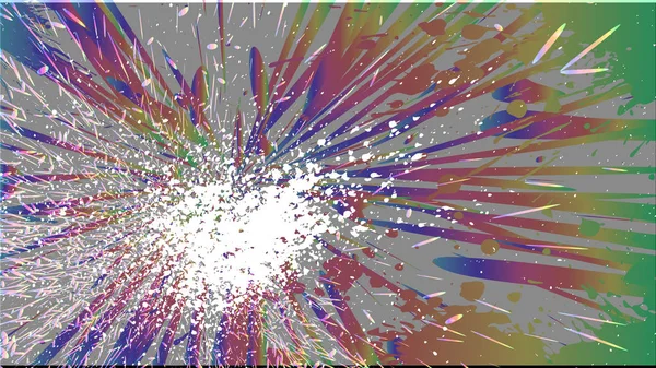 Farbenfroher Grunge-Hintergrund, Regenbogenverlauf, Vektor — Stockvektor