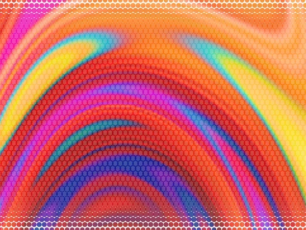 Líneas coloridas abstractas, gradiente de malla vectorial — Vector de stock