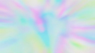 Holografik soyut canlı duvar kağıdı. Gökkuşağı renginde hareketli arka plan