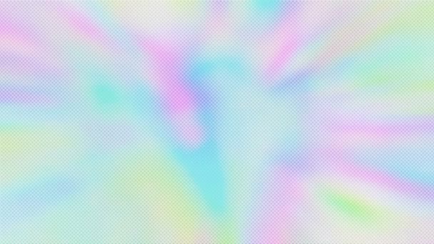 Fondo de pantalla en vivo holográfico abstracto. Fondo de movimiento de color arco iris — Vídeos de Stock