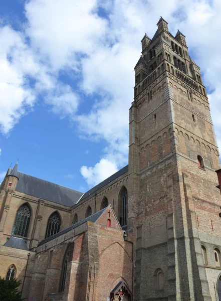 Iglesia Nuestra Señora Brujas Bélgica —  Fotos de Stock