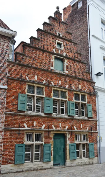 Facade Old House Center Gent Belgium — Stock Photo, Image
