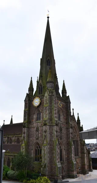 Gotische Kirche Zentrum Von Birmingham — Stockfoto