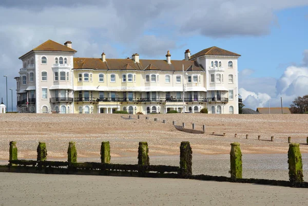 Edificio Cerca Costa Bognor Regis Reino Unido — Foto de Stock