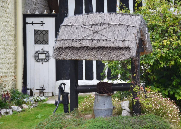 Vieilles Maisons Anglaises Dans Les Zones Rurales Grande Bretagne — Photo