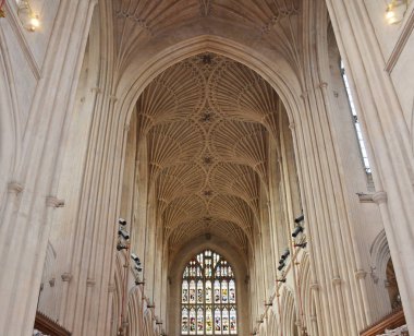 Bath Manastırı'nın İç Mekanları, Somerset, İngiltere