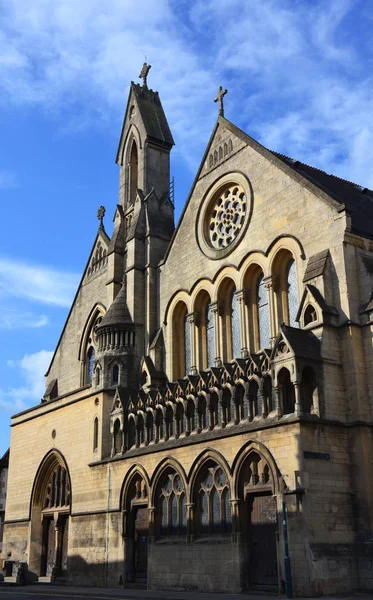 Kostel Nejsvětější Trojice Lázni Somerset Anglie Velká Británie — Stock fotografie