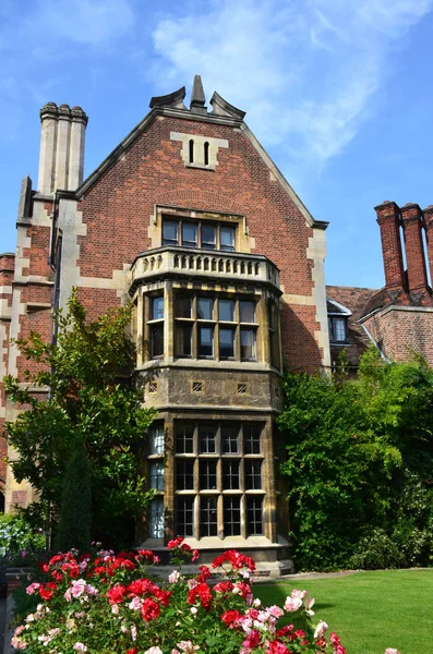 Edificios Del Pembroke College Cambridge Gran Bretaña — Foto de Stock