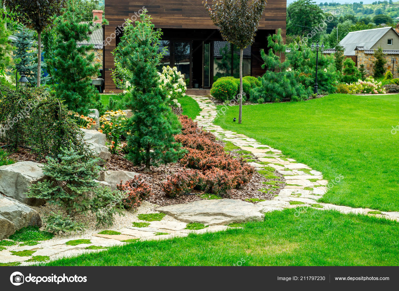 amenagement jardin maison de campagne