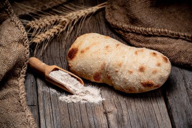 Masada Ciabatta Ekmeği var. Sağlıklı yemek.