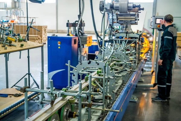 A joinery shop with old machines — Stock Photo, Image