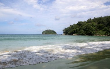 Kata beach ve Koh Pu Adası da biliyorum yengeç Adası olarak, Phuket, Tayland