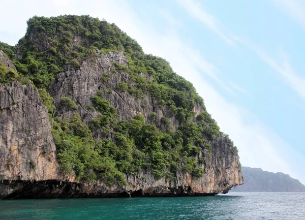 Isla Koh Phi Phi Mar Andamán Tailandia Famoso Destino Turístico — Foto de Stock