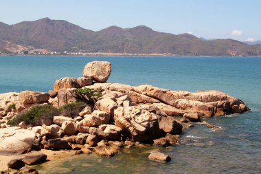 Tatlım Chong Promontory taş bahçe da bilinir. Şehir, Nha Trang yakınındaki, Vietnam yer alan turistik
