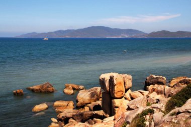 Tatlım Chong Promontory taş bahçe da bilinir. Şehir, Nha Trang yakınındaki, Vietnam yer alan turistik