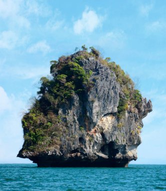 Poda Island, Phra Nang Plajı, Krabi Province, Tayland yakınındaki Koh Nang Adası 