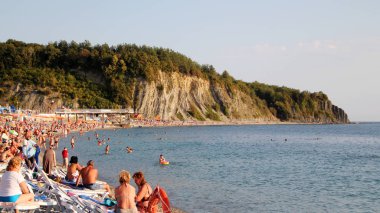 Tuapse limanında toplu terminal, Karadeniz, Tuapse, Krasnodar Bölgesi, Rusya