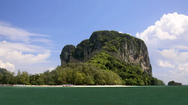Vista Mar Ilha Koh Poda Mar Andaman Província Krabi Tailândia — Fotografia de Stock