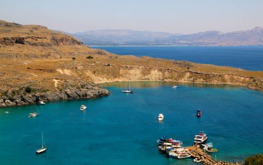 Lindos, Saint Paul Körfezi, Yunanistan