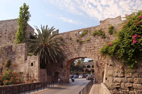 Freedom Gate Ook Bekend Als Eleftherias Gate Oude Binnenstad Van — Stockfoto