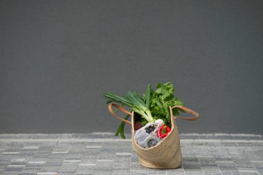 Kopya alanı olan sıfır atık alışverişi kavramı