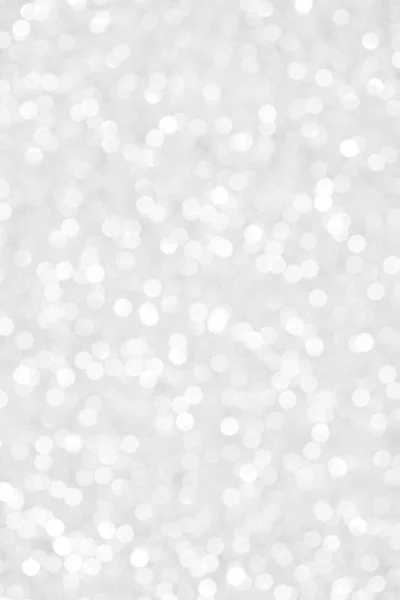 Shiny Silver Defocused Glitter Holiday Background — Stock Photo, Image