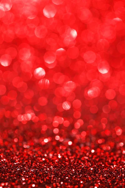 Red Bokeh Holiday Textured Glitter Background — Stock Photo, Image