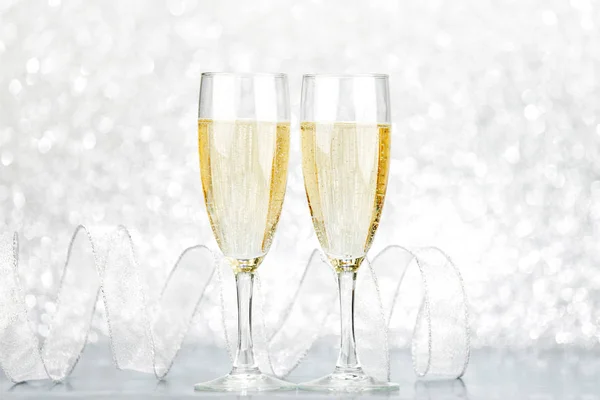 Glasögon Champagne Öra Glas — Stockfoto