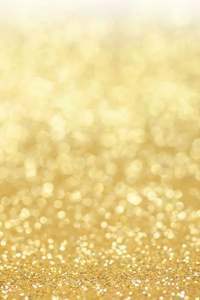 Abstrakte Goldene Glitter Licht Bokeh Urlaub Party Hintergrund — Stockfoto