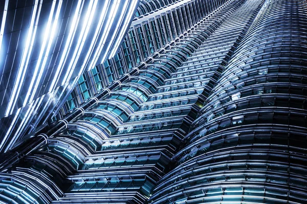 Futuristischer Wolkenkratzer Kuala Lumpur Malaysia Nahaufnahme — Stockfoto