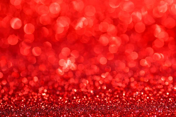 Red Twinkling Lights Abstract Holiday Background Copy Space — Stock Photo, Image