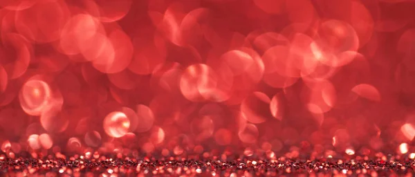 Abstract Red Glitter Light Bokeh Holiday Party Background — Stock Photo, Image