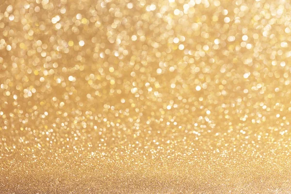 Abstract Glanzende Glitters Goud Vakantie Bokeh Achtergrond Met Kopieerruimte Voor — Stockfoto