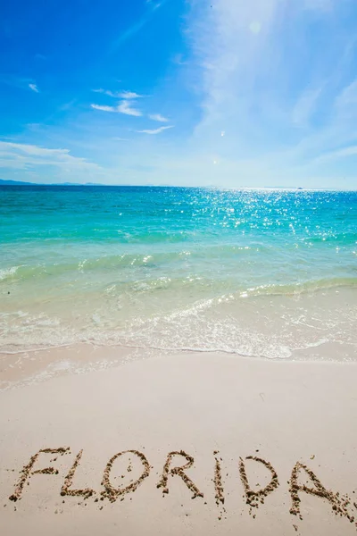Florida parola su una spiaggia — Foto Stock
