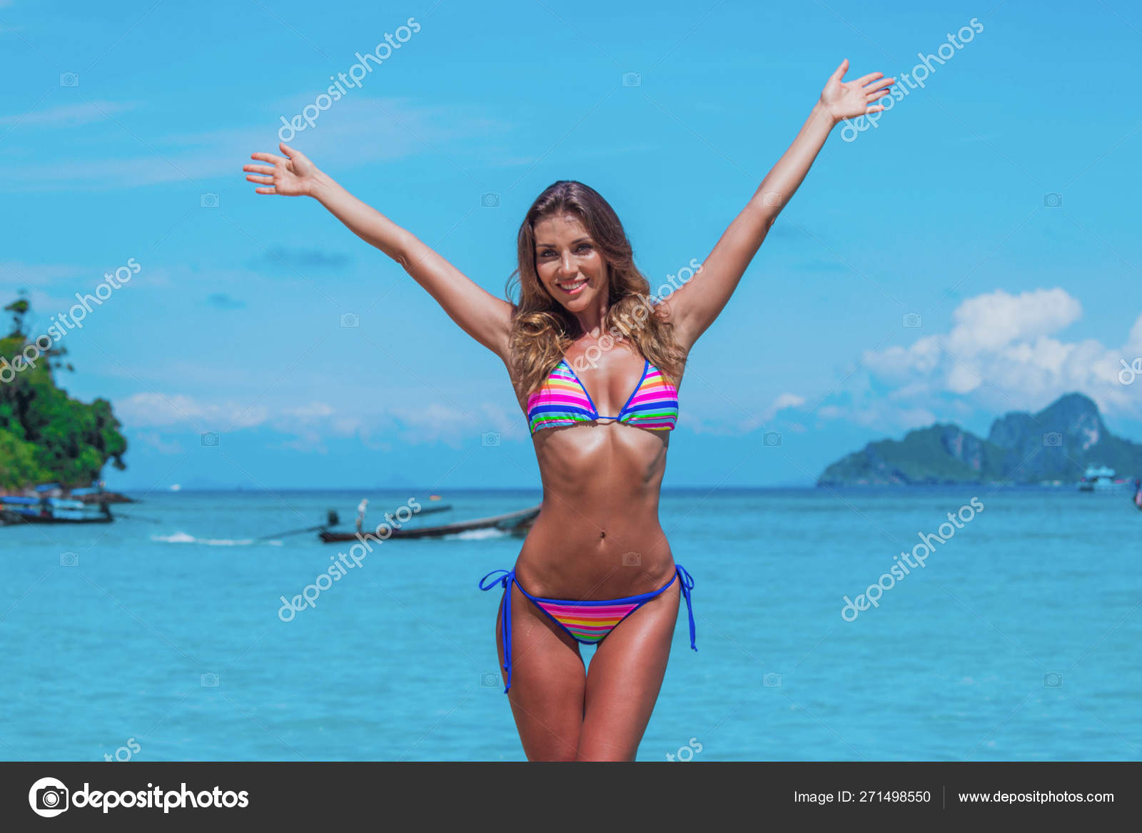 beach bikini model wife