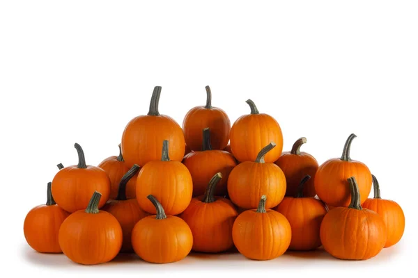 Hoop voor Oranje pompoenen — Stockfoto