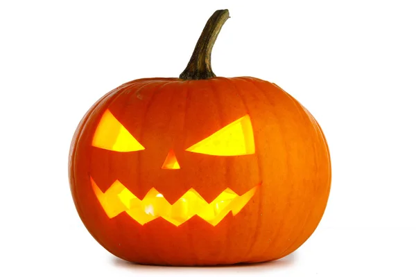 Halloween Pumpkin on white Stock Picture