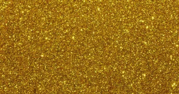 Golden Sparkle Glittering Background Luxury Party Christmas New Year Concept — Stock Video