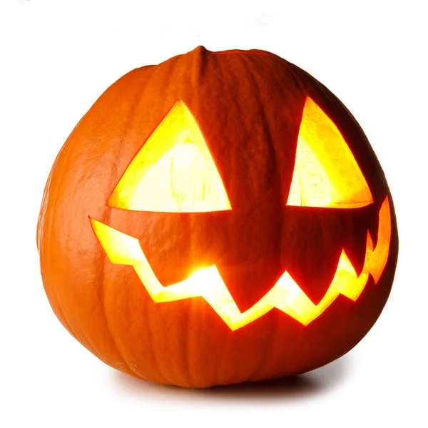 Halloween Pumpkin on white Royalty Free Stock Images