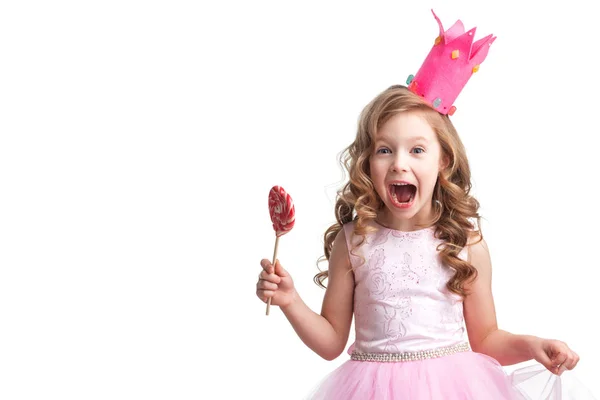 Candy princesa menina — Fotografia de Stock