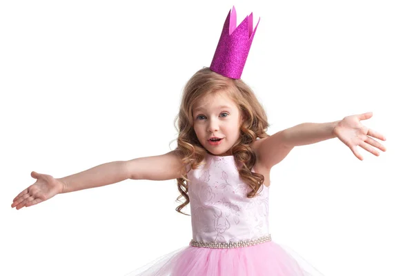Μικρό κορίτσι πριγκίπισσα — Φωτογραφία Αρχείου