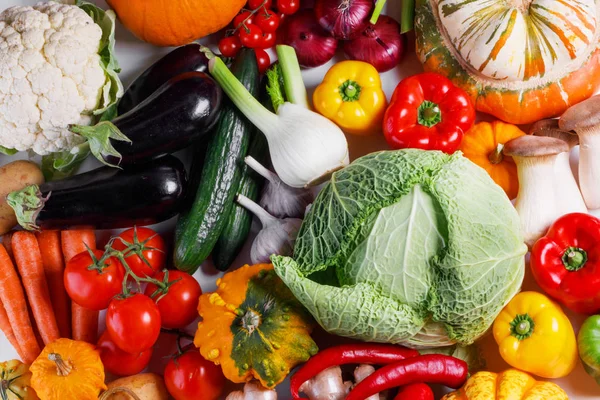 Vegetable harvest background — Stock Photo, Image