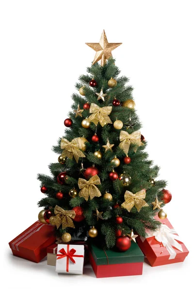 Weihnachtsbaum isoliert — Stockfoto