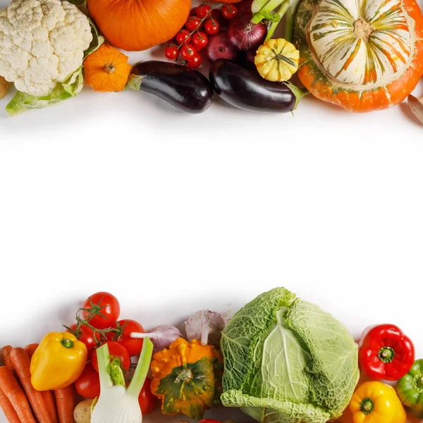 Vegetable harvest background — Stock Photo, Image