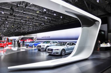 Rusya, Moskova, Merkezi'ne, 29 Ağustos - 9 Eylül 2012: 4 Moskova Uluslararası Otomobil Salon (Mias 2012 Audi standında)